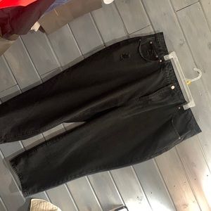 Free top -Shein Jean in charcoal black